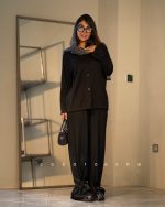 ست شومیز شلوار گره ای سوپر بگ - تصویر 2
