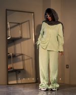 ست شومیز شلوار گره ای سوپر بگ - تصویر 4