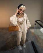 ست  شومیز شلوار گلدوزی زارا