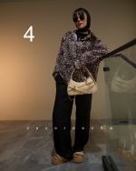 ست شومیز شلوار مجلسی پلنگی - تصویر 3