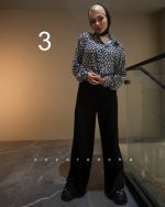 ست شومیز شلوار مجلسی پلنگی - تصویر 4
