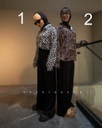 ست شومیز شلوار مجلسی پلنگی - تصویر 6