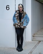 ست کت . کیف ترکیبی جین و تدی - تصویر 2