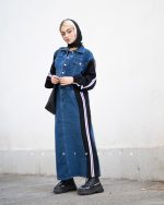 سک کت دامن جین اسپرت ترک - تصویر 2