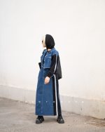 سک کت دامن جین اسپرت ترک - تصویر 4