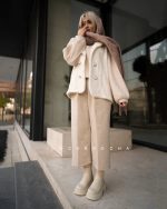دوتیکه موهر پشمی بلوز و وست