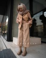 دوتیکه موهر پشمی بلوز و وست - تصویر 3