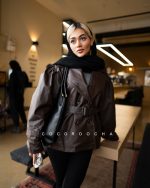 کت چرم ، آستین فانوسی ترک - تصویر 7