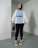 شومیز آستین گیپور - تصویر 2