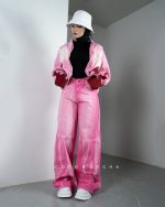 شلوار فول بگ pink - تصویر 4