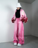 شلوار فول بگ pink