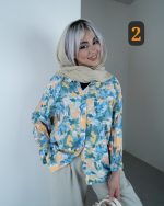 شومیز آبرنگی ترک - تصویر 2