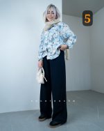 شومیز آبرنگی ترک - تصویر 4