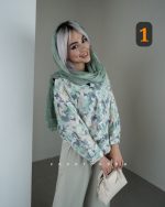 شومیز آبرنگی ترک