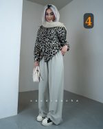شومیز آبرنگی ترک - تصویر 5