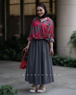 شومیز گره ای آبرنگی - تصویر 2