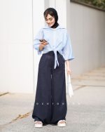 شومیز گره ای راه راه