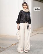 شومیز گره ای راه راه - تصویر 2