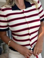 Retro striped bisu - تصویر 3