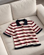Retro striped bisu