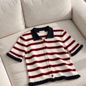 Retro striped bisu